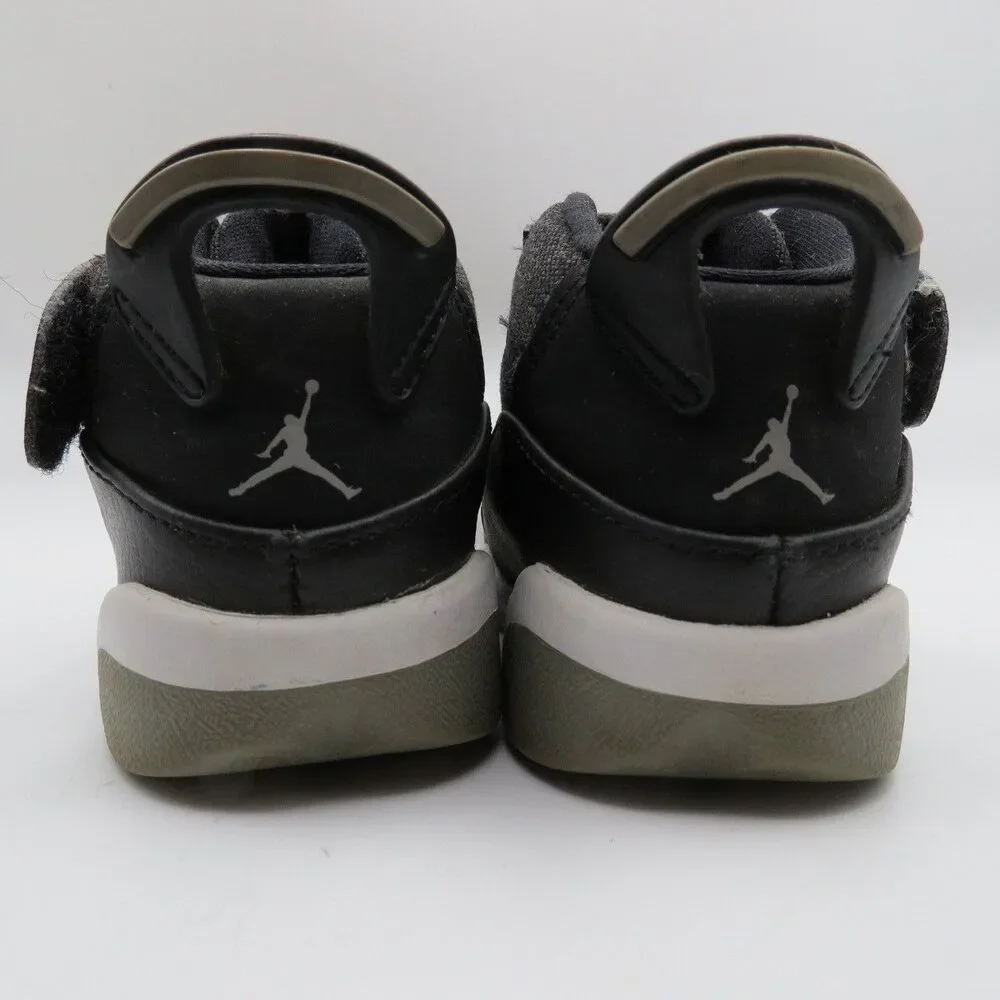 Nike Toddler Black Air Jordan 6 Rings BT Sneakers 323420-021 Size US 6C EU 22